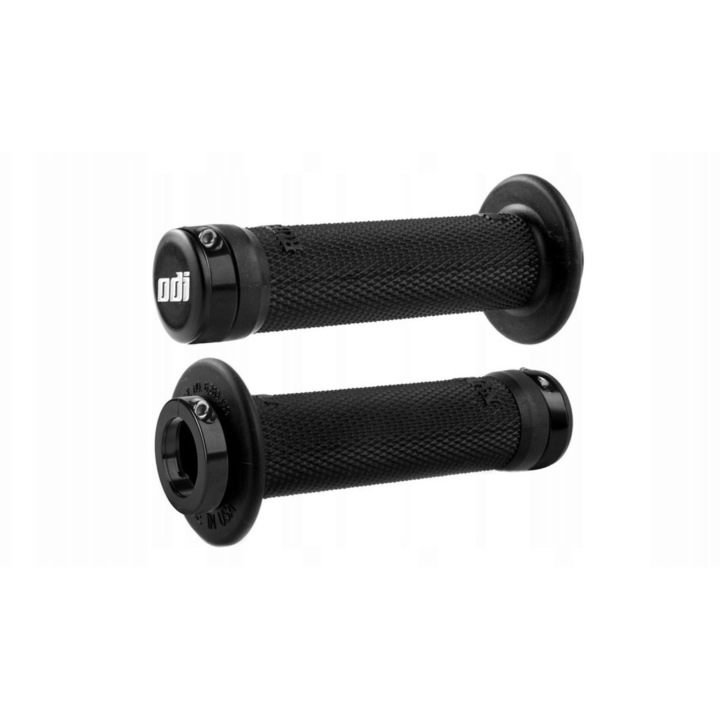 Mansoane Bicicleta ODI Ruffian Lock On BMX Black 130mm