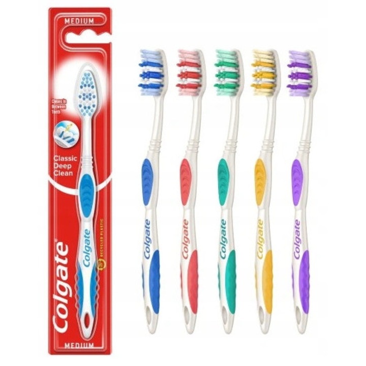 Periuta de dinti Colgate Classic Deep Clean, medie