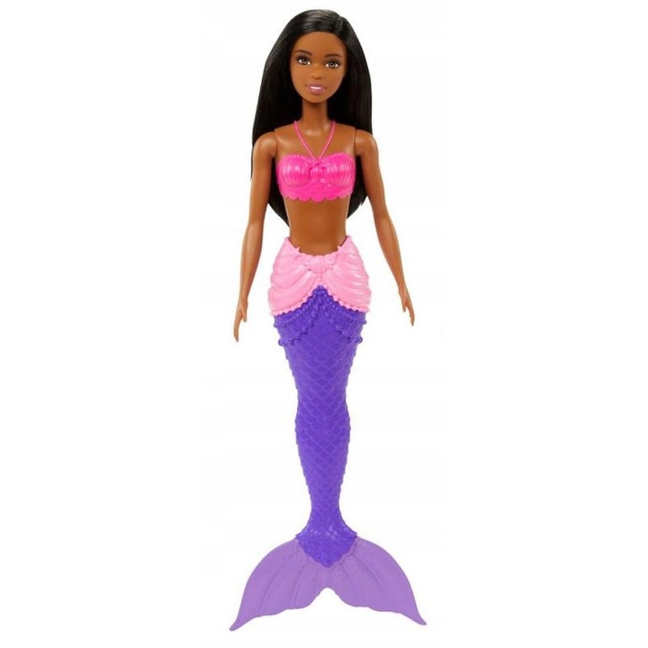 Lala Barbie Dreamtopia, sellő, lila fűző és farok, 3 év+