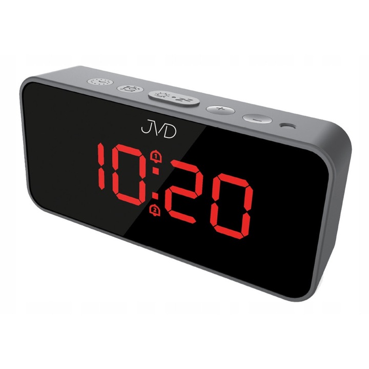 Ceas Desteptator Digital JVD SB3212.3 cu Termometru si Dublu Alarma