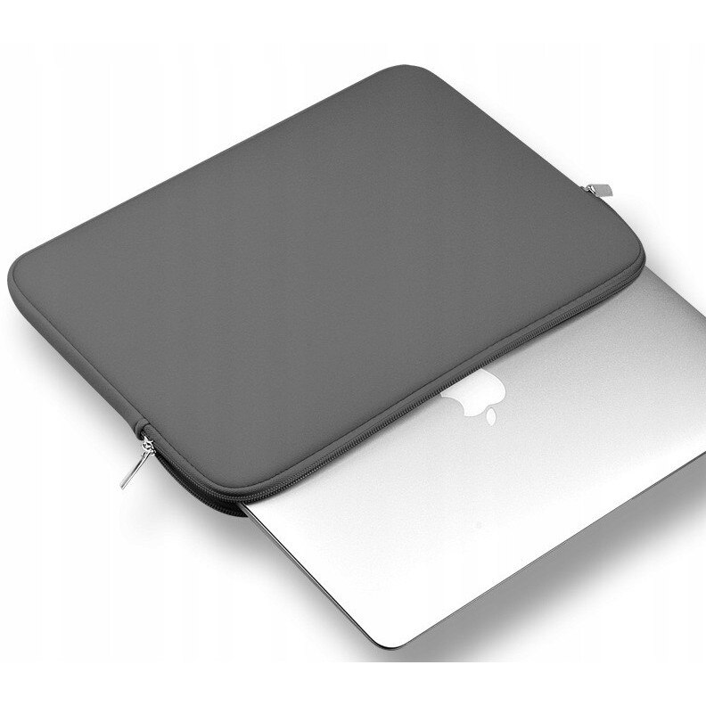 Husa laptop universala DKM 13x23,5x1,5cm negru cu buzunar lateral