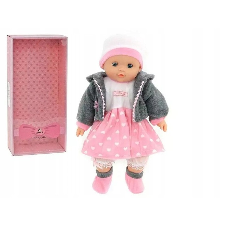 Papusa Interactiva 40cm, Canta si Vorbeste in Romana
