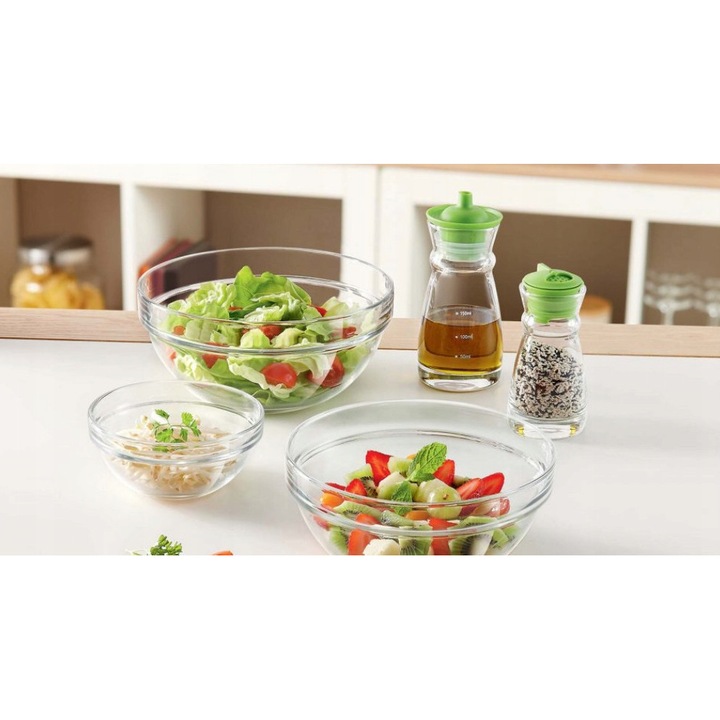 Bol stivuibil Luminarc 6 cm, 35 ml, Transparent
