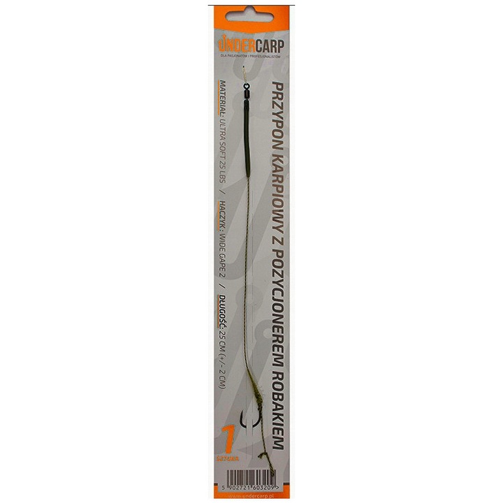 Robak 2 - 25cm, 25lbs alátét horog pontyozáshoz pozigiovantorral