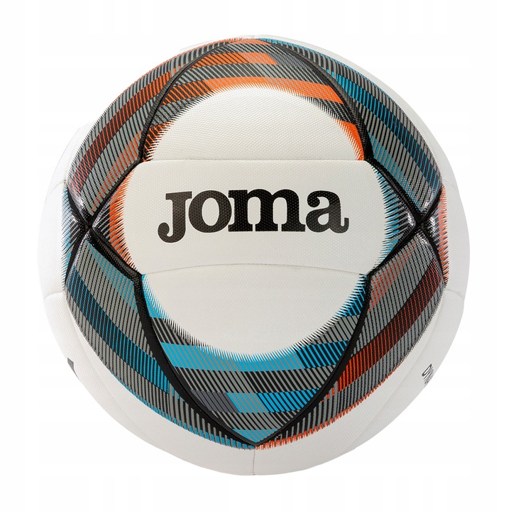 Mingie Fotbal Joma Dynamic III, Marimea 5, Alb/Negru/Albastru/Portocaliu
