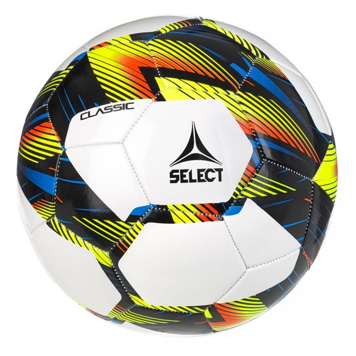 Minge fotbal Select Classic v22, alb, dimensiune 5, material poliuretan