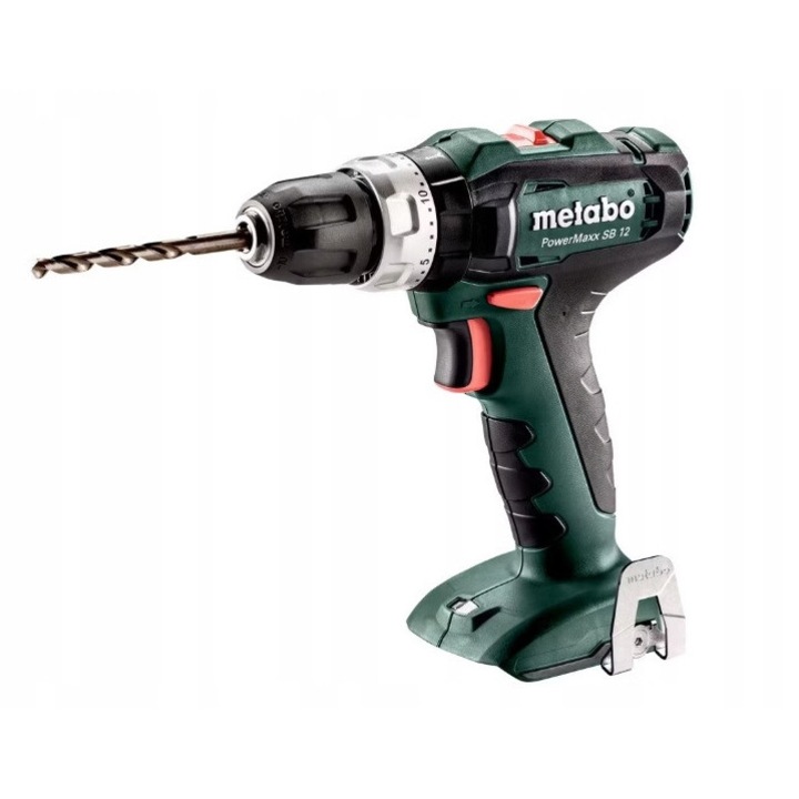 Бормашина Metabo PowerMaxx SB 12, Акумулаторна, Ударна, 12V, 40Nm