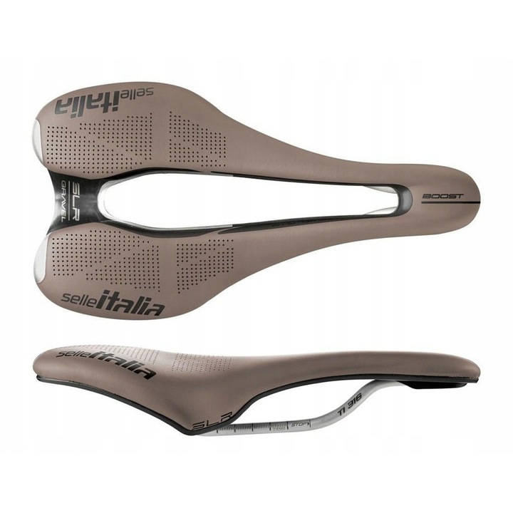 Sa Selle Italia SLR Boost Gravel TI316 Superflow S3, 204g, marou