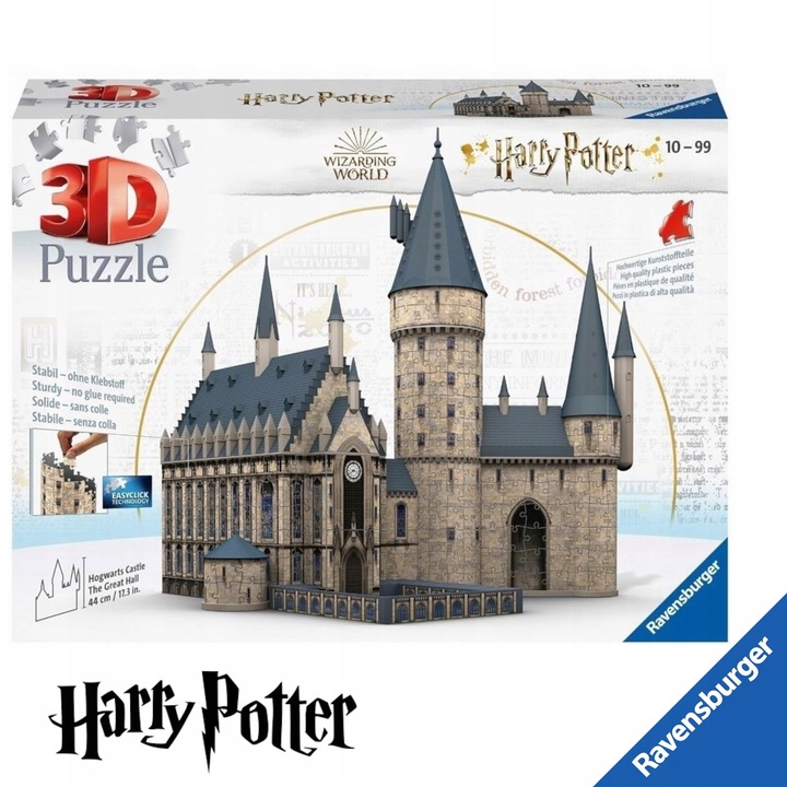 Puzzle 3D Ravensburger Castel Hogwarts Harry Potter 540 Piese