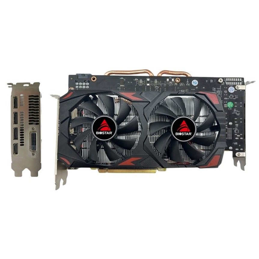 Placa video Biostar Radeon RX580 2048SP, 8GB DDR5, 256bit, 1xDVI Placa video Biostar Radeon RX580 2048SP, 8GB DDR5, 256bit, 1xDVI