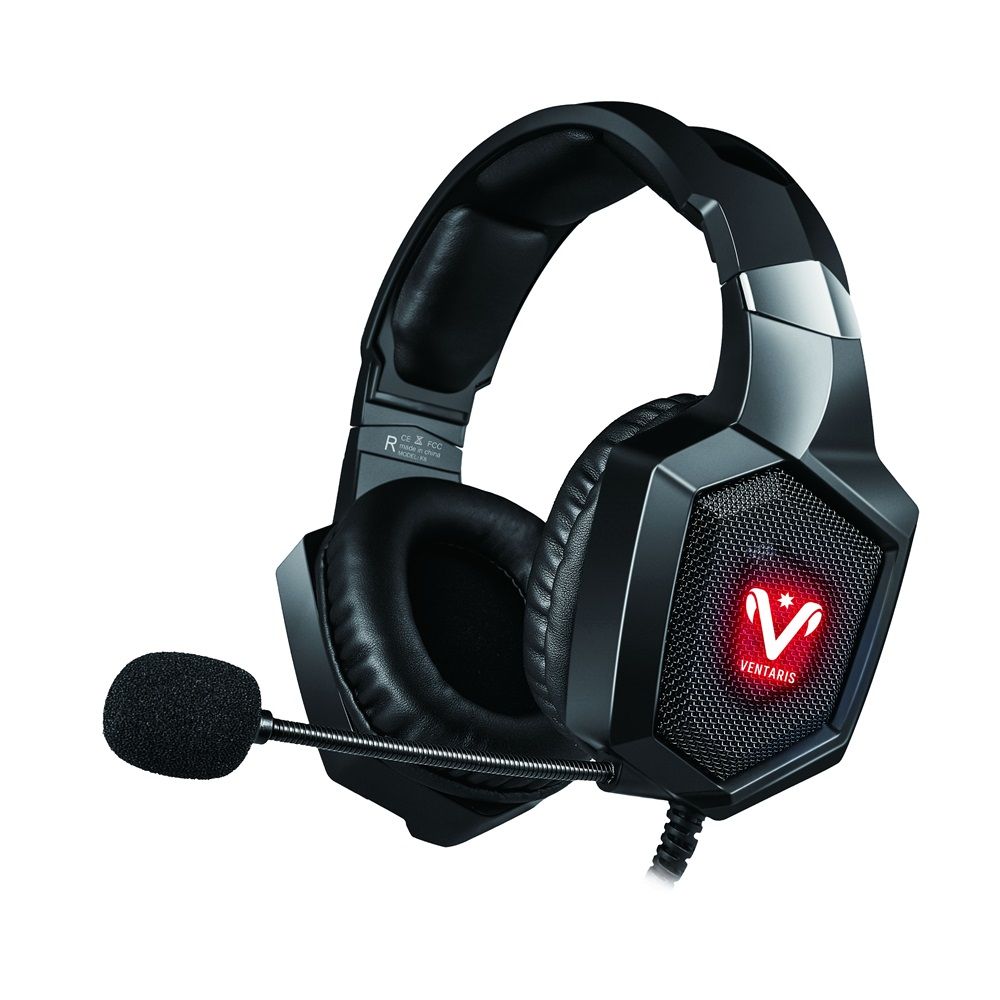 Casti cu fir Ventaris GHO-156, microfon, culoare neagra