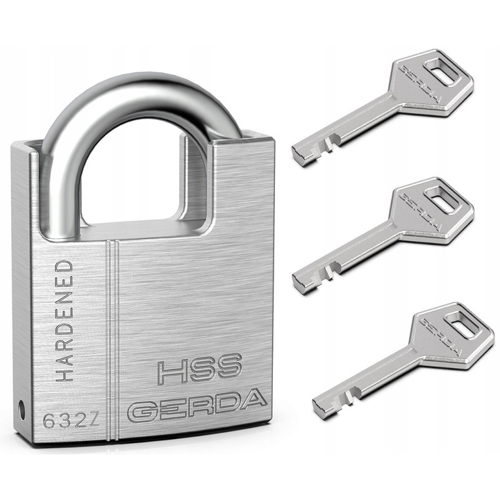 Cilindru lacat Gerda HSS 632Z Clasa 4, 12mm, set 3 chei CL6