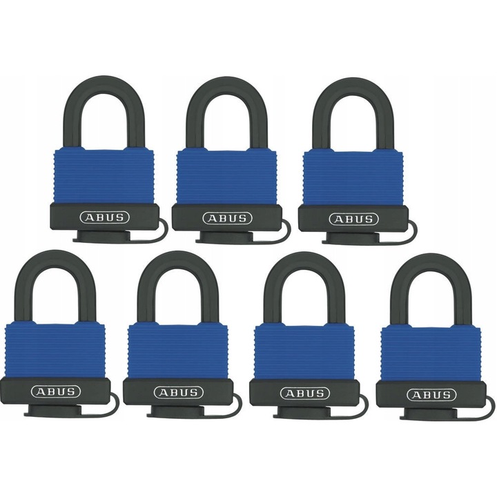 Set 7 Lacate Abus 70IB/50, Sistem Unic Cheie, Rezistent Apa