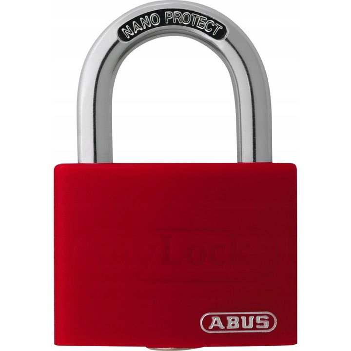 Lacat Aluminiu 40mm Rosu ABUS T65AL/40 - Securitate Fiabila