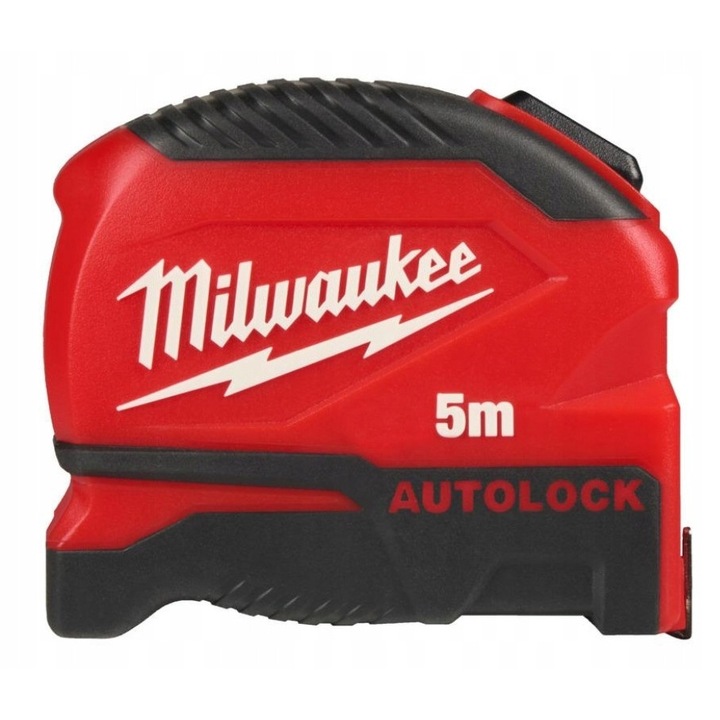 Ruleta Milwaukee Auto Lock Gen 2, 5m x 25mm, Blocare Automata