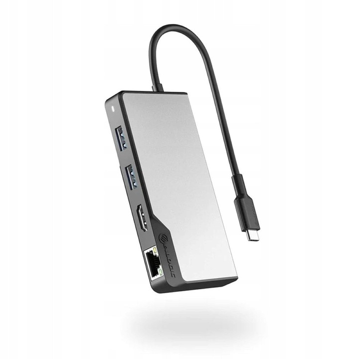 Hub USB-C 5-in-1 Alogic Fusion ALPHA, 4K@60Hz, 100W PD