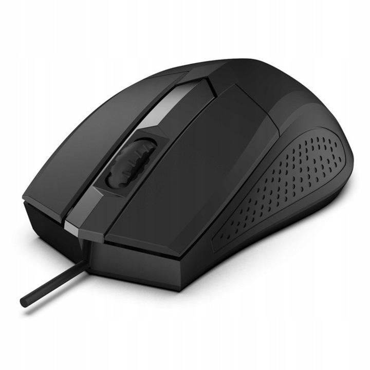 Мишка оптична USB Rebeltec FOCUS Черна, 1200 DPI