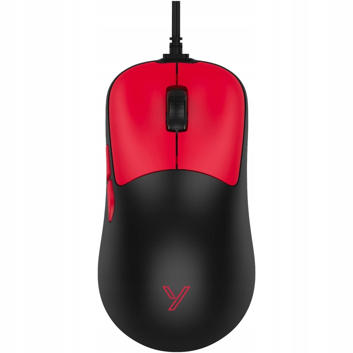 Egér Gaming USB Yenkee YMS 3300RD APLEX, 16000 DPI, 45g, Fekete-Piros