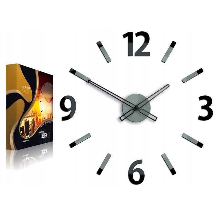 Ceas de Perete Modern Will 60cm, Design Elegant, Noutate