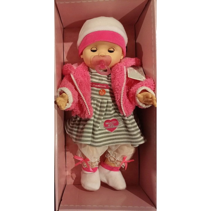 Papusa bebelus cu sunete, 40 cm, Adar