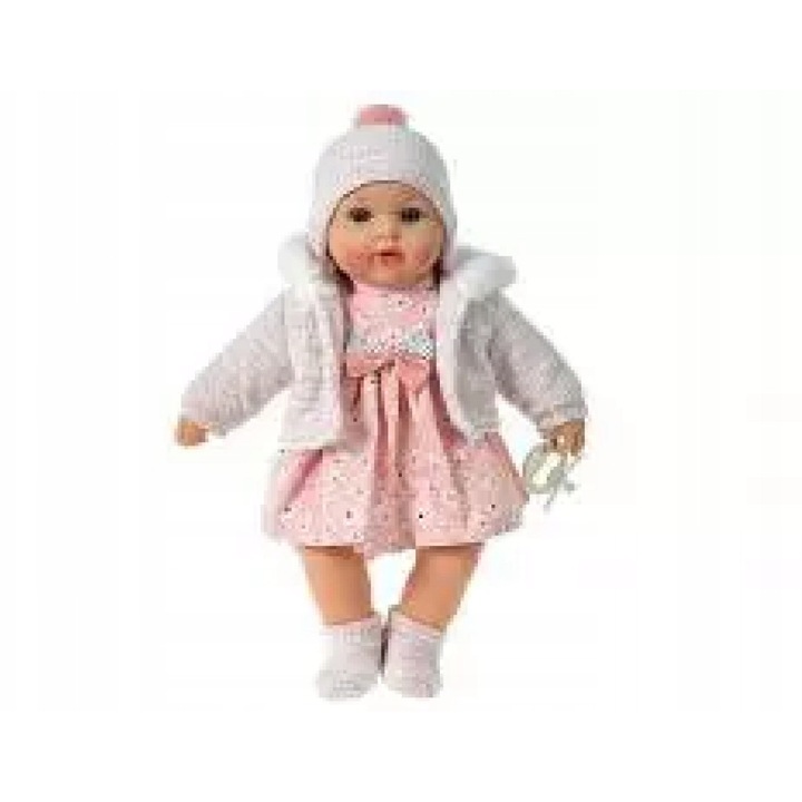 Papusa cu sunete in limba romana, canta si vorbeste, 40cm