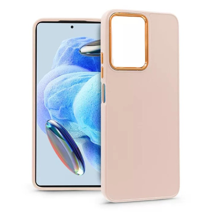 Xiaomi Redmi Note 12 Pro 5G/Poco X5 Pro 5G szilikon hátlap - Frame - rózsaszín