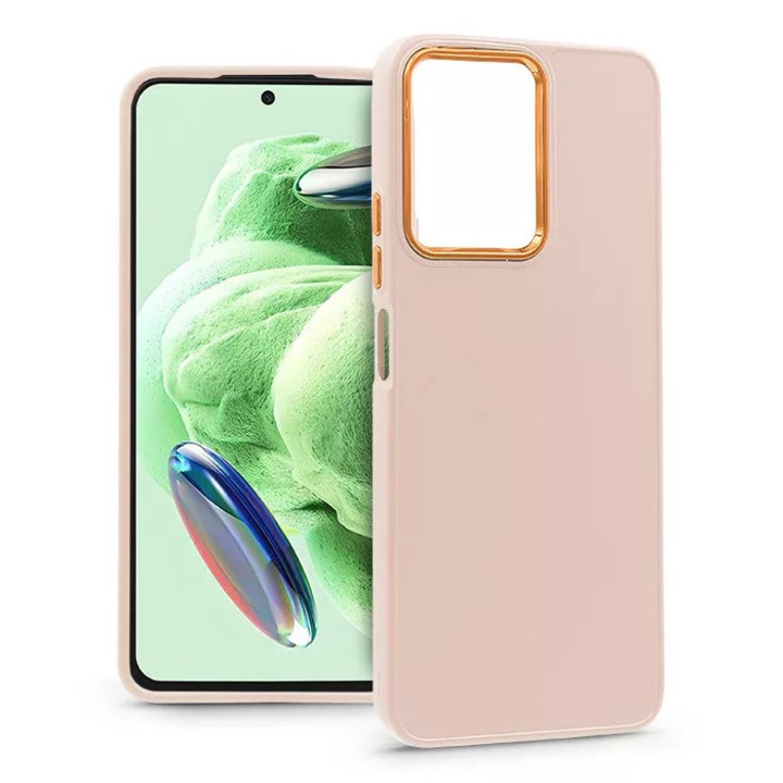 Xiaomi Redmi Note 12 5G/Poco X5 5G szilikon hátlap - Frame - rózsaszín