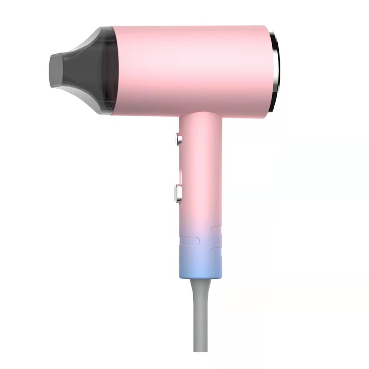 Сешоар 850W, синя светлина, регулируем топло-студено, син, 220V