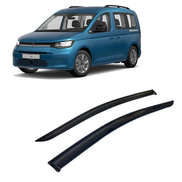 Спортни Ветробрани за VW Caddy 2021-2023 Minivan- Комплект 2 бр. предни – Залепващи