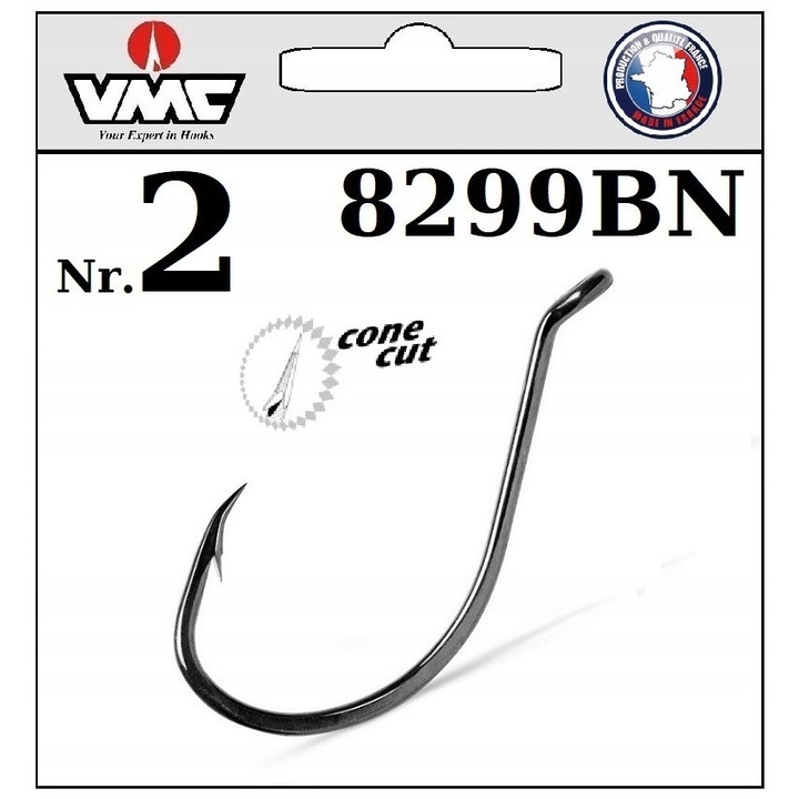 10 x Carlige VMC 8299BN No.2 Method Feeder Offset
