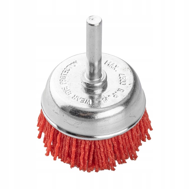 Perie Nylon 50mm cu Tija 6mm pentru Masina de Gaurit GRAPHITE