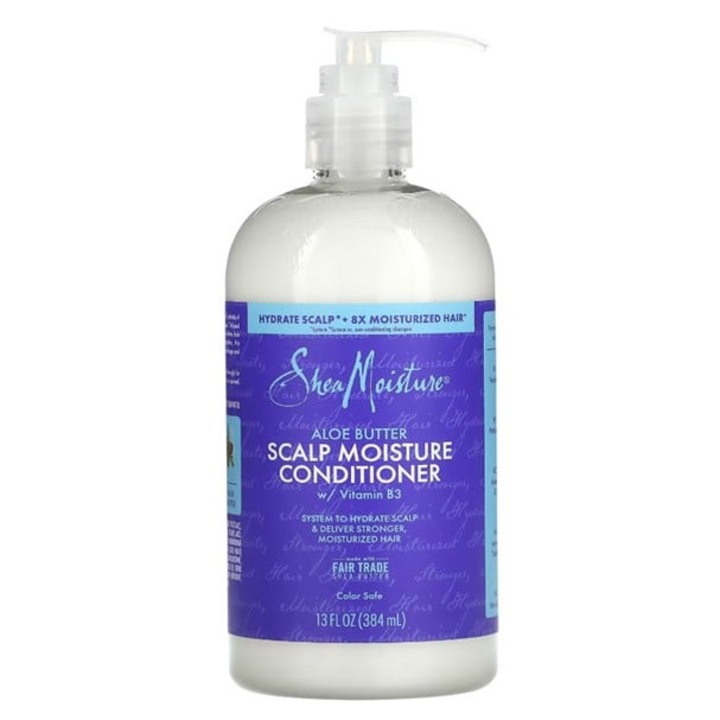 SheaMoisture Aloe Butter hidratáló balzsam fejbőrre és hajra, 384 ml