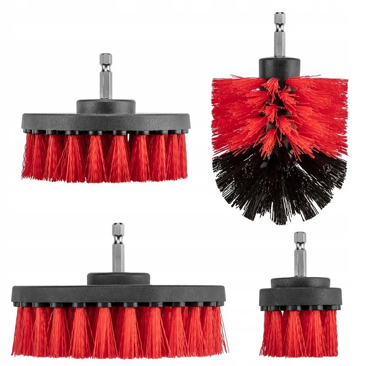 Set 4 Perii Curatare Multifunctionale pentru Bormasina/Surubelnita