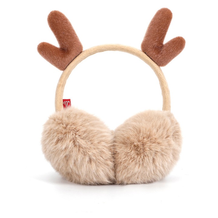 Мъжка шапка, EZ-97, каки, от еленови рога, подплатена с полар