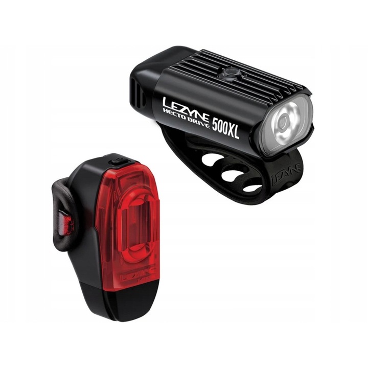 Set Lumini Bicicleta Lezyne Hecto Drive 500XL / KTV Drive+