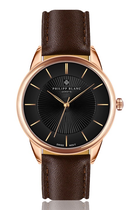 Philipp Blanc, Karóra bőrszíjjal, Barna