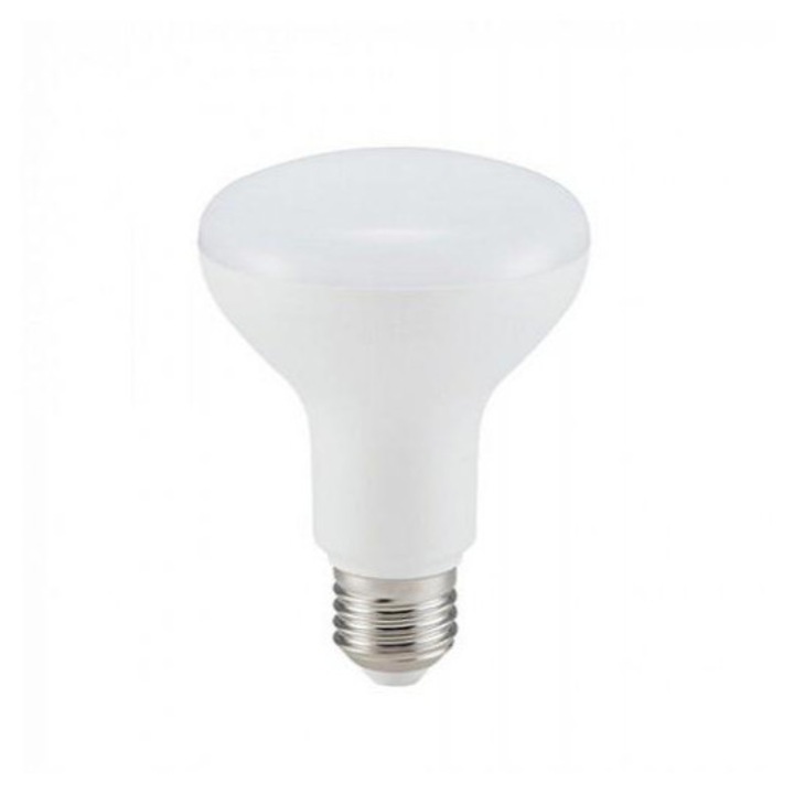 LED lámpa, égő, spot, E27 foglalat, R63, 8.5 Watt, 120°, hideg fehér, SAMSUNG Chip, 5 év garancia
