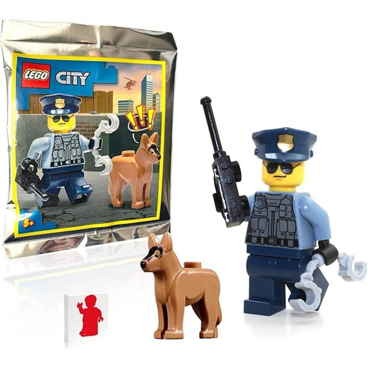 Minifigurina Lego City, Politist cu catel