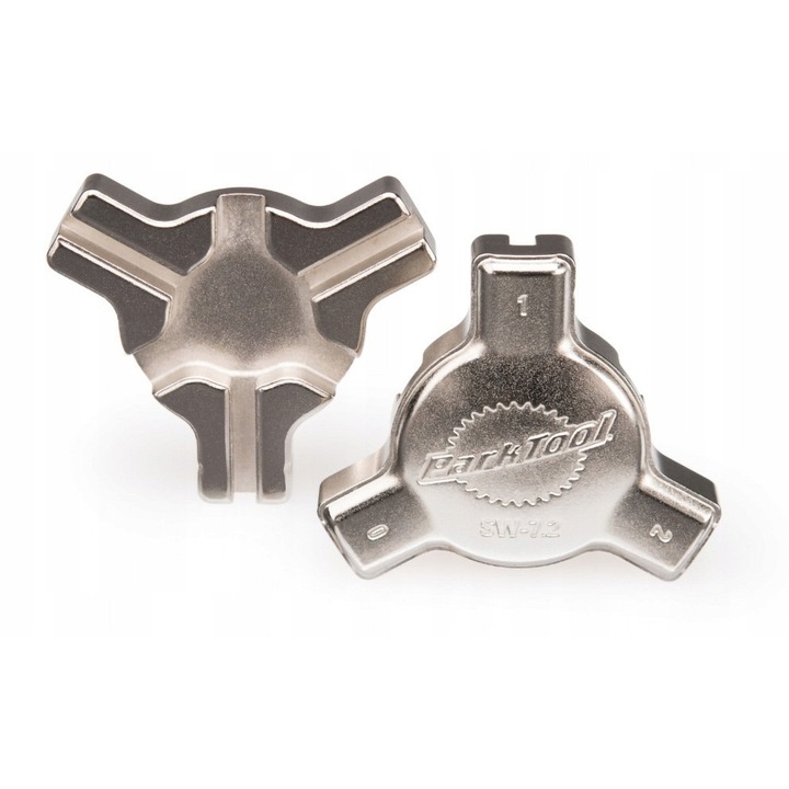 Cheie universala pentru centrare roti Park Tool SW-7.2, 3 capete interschimbabile, 3.23/3.3/3.45mm, metal