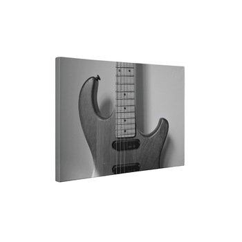 Chitara electrica in alb-negru - Tablou Canvas - 50x65 cm Chitara electrica in alb-negru - Tablou Canvas - 50x65 cm