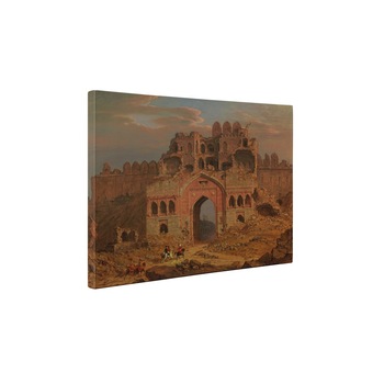 Fortul Purana Quila - Tablou Canvas - 30x40 cm Fortul Purana Quila - Tablou Canvas - 30x40 cm