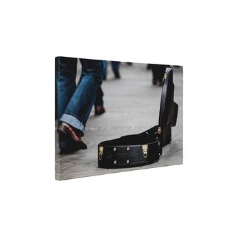 Muzicieni de strada - Tablou Canvas - 25x35 cm Muzicieni de strada - Tablou Canvas - 25x35 cm