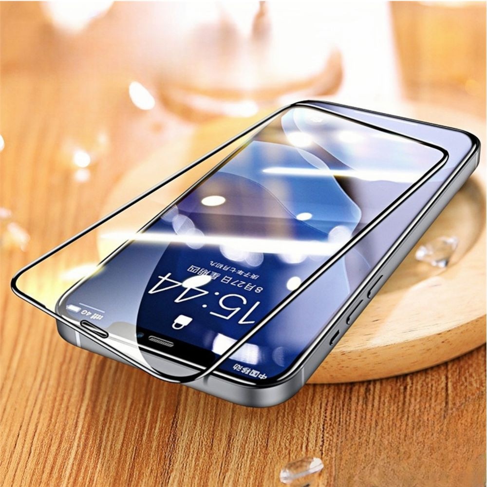 Folie premium shield 99h, 3D, pentru Xiaomi 15T, Tempered Glass, Clear, Black frame