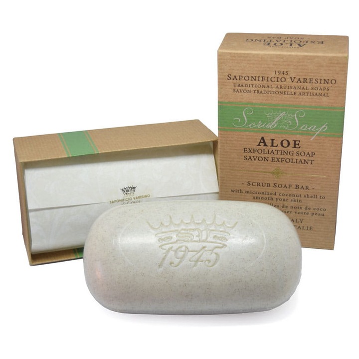 Aloes hámlasztó szappan, Saponificio Varesino, 300g, 100% természetes