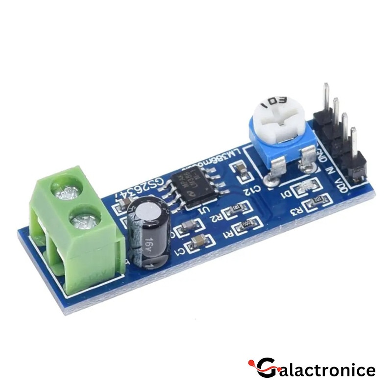 Modul amplificator audio mono LM386, 200x cu volum reglabil, DC 5-12V ...