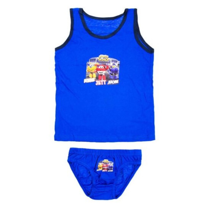 Комплект потник и бикини, Super Wings, за момчета, син, 11-12 години