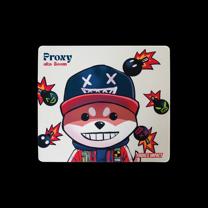 MousePAD A4TECH gaming, Bloody „SI-45” Proxy Boom Sand, cauciuc si material textil, 450 x 400 x 4 mm