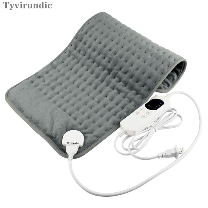 Patura electrica Tyvirundic 30x60cm 6 trepte temperatura auto-oprire textil