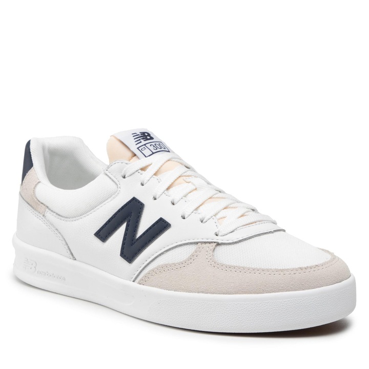 Мъжки кецове, New Balance, CT300WY3, естествена кожа, бели, 40 EU