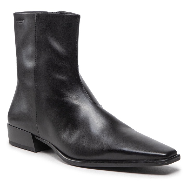Botine dama 5416-001-20, Vagabond, Piele naturala, Negru, 39 EU